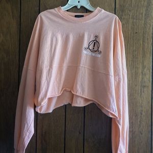 Panic! At The Disco Long Sleeve Crop Top